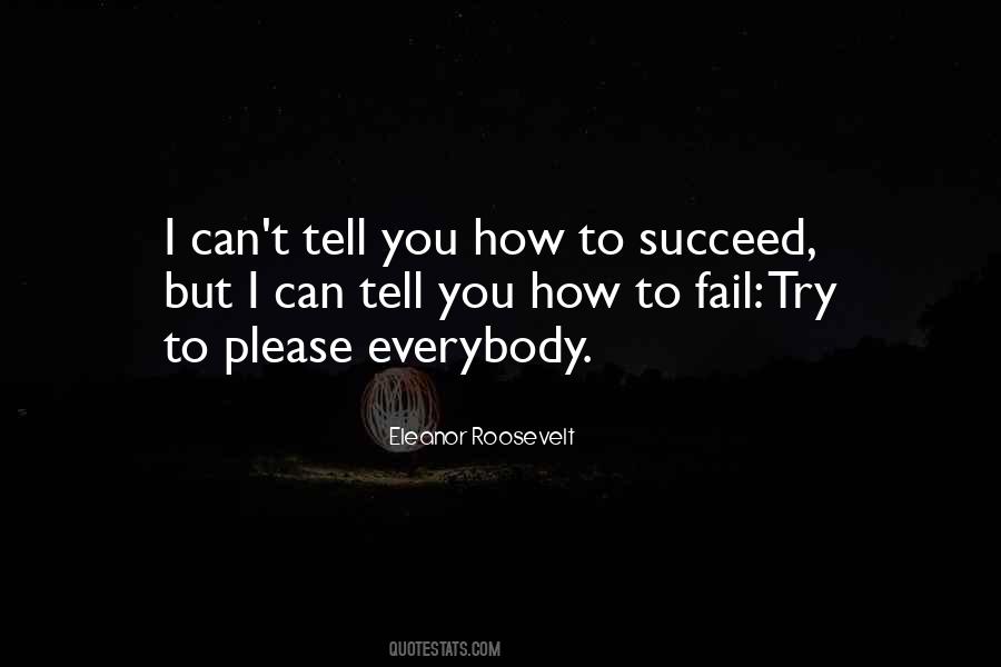 How To Succeed Quotes #183039