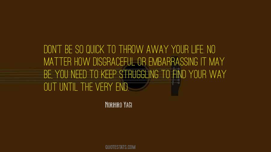 Life Struggling Quotes #510723
