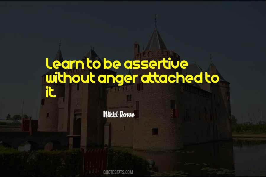 Be More Assertive Quotes #141967