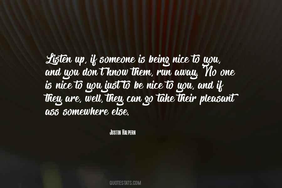 Be Nice Quotes #1197428