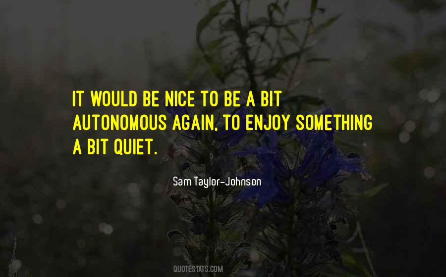 Be Nice Quotes #1292559