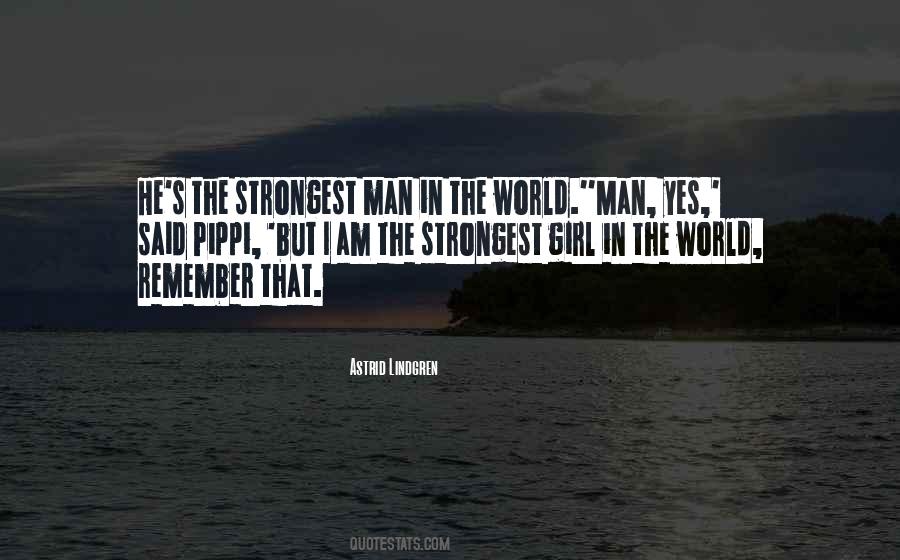 Man S Strength Quotes #104784