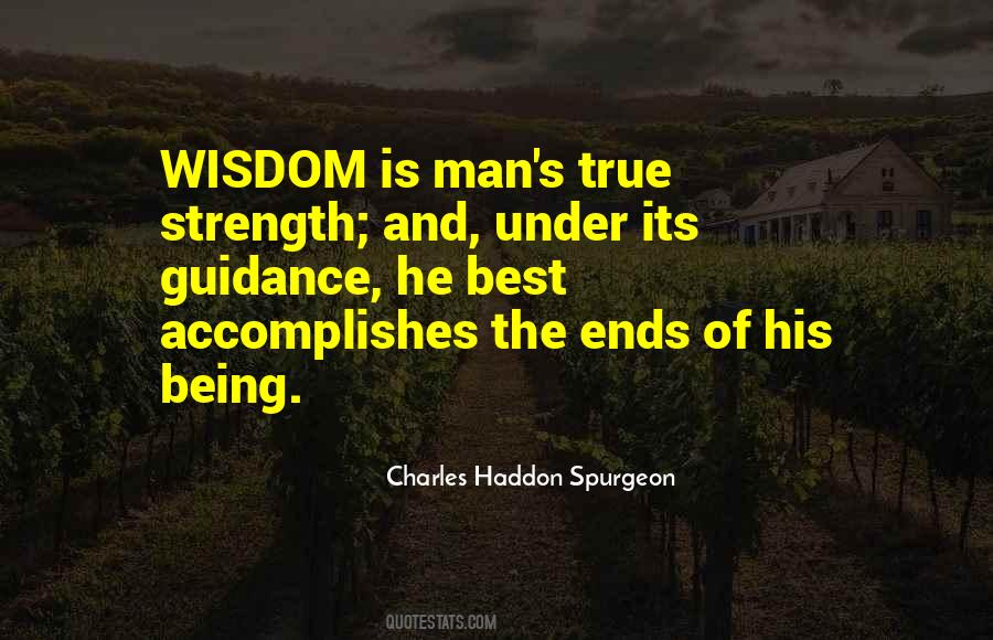 Man S Strength Quotes #1167237