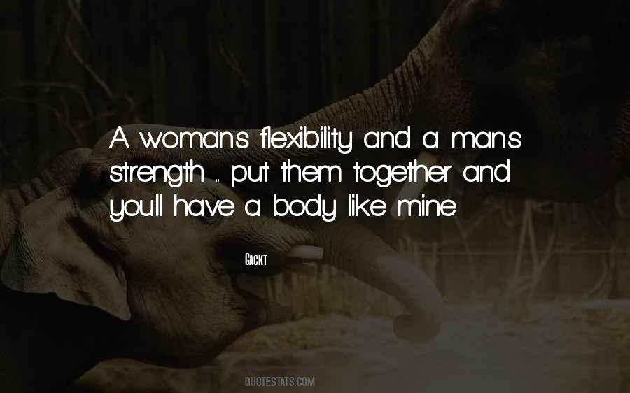 Man S Strength Quotes #1585126