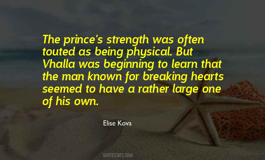 Man S Strength Quotes #374967