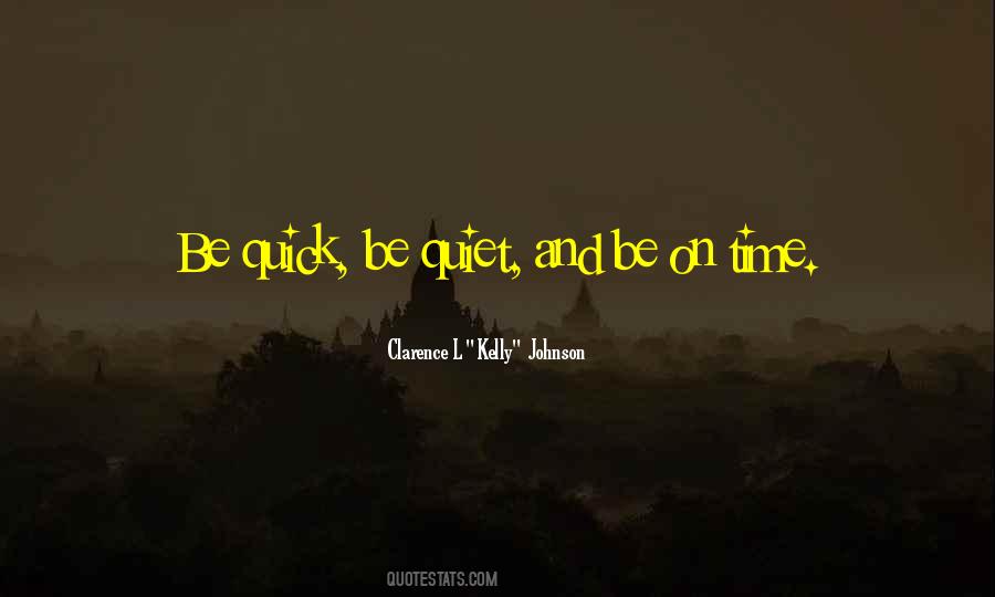 Be On Time Quotes #473180