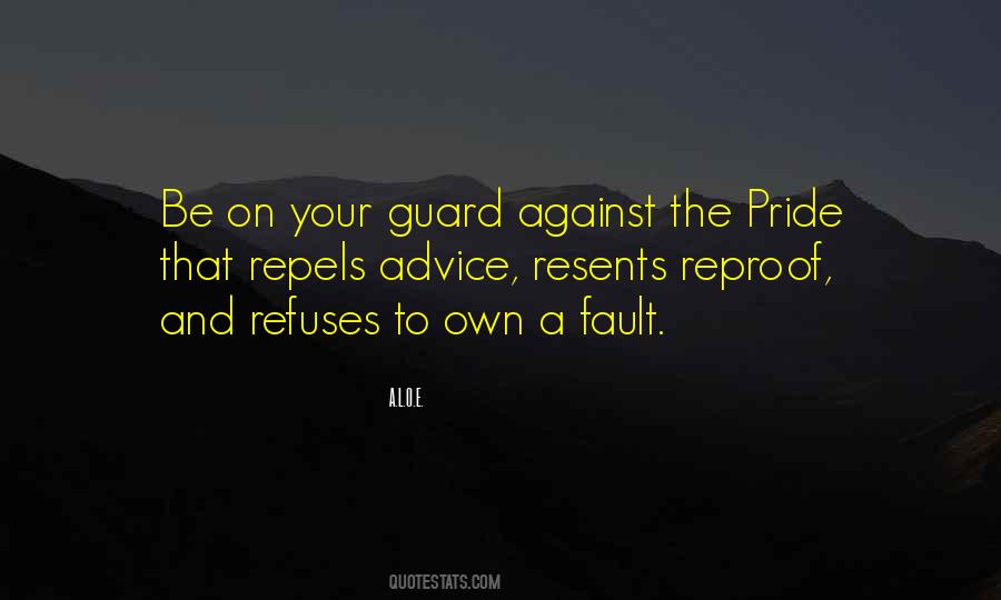 Be On Your Guard Quotes #1084481