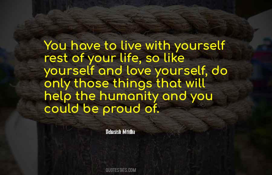 Be Proud Of Yourself Quotes #820641