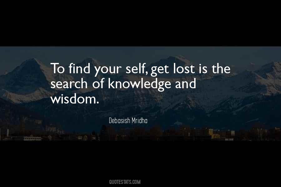 Self Search Quotes #470715