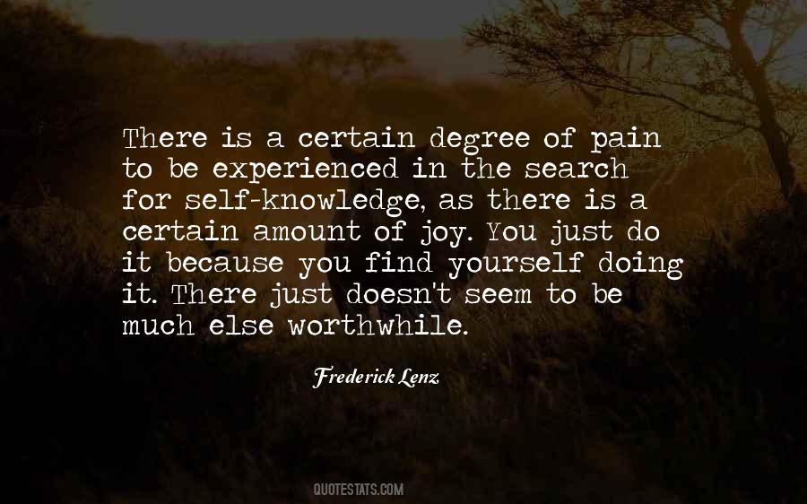 Self Search Quotes #563019
