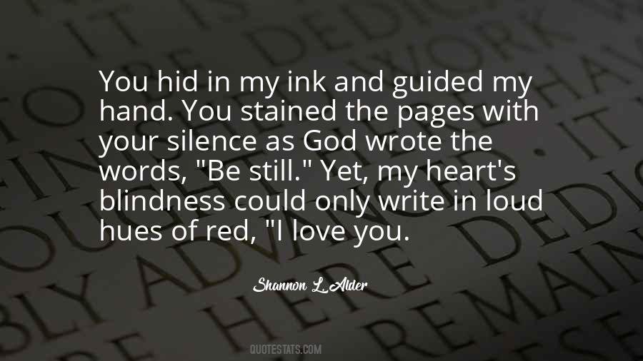 Be Still My Heart Quotes #1370506