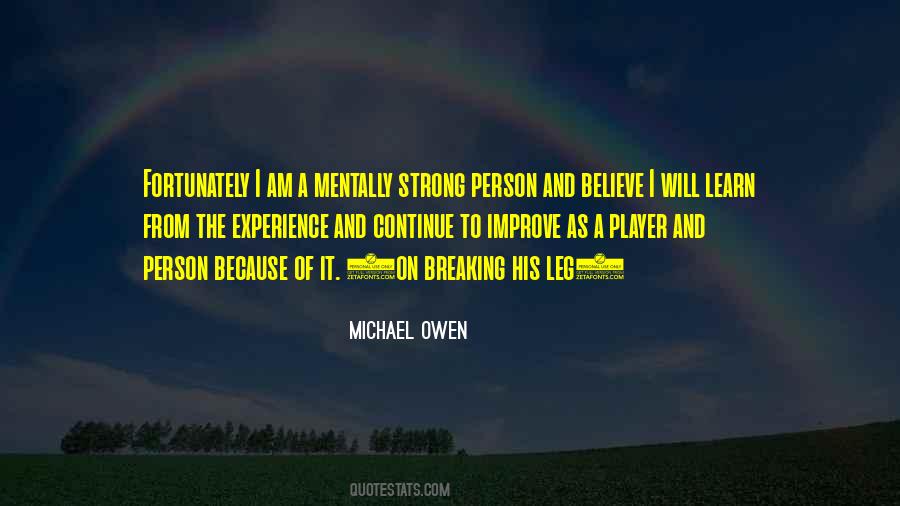 Be Strong Mentally Quotes #296408