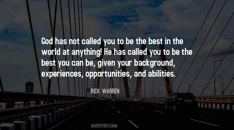 Be The Best You Can Quotes #538729