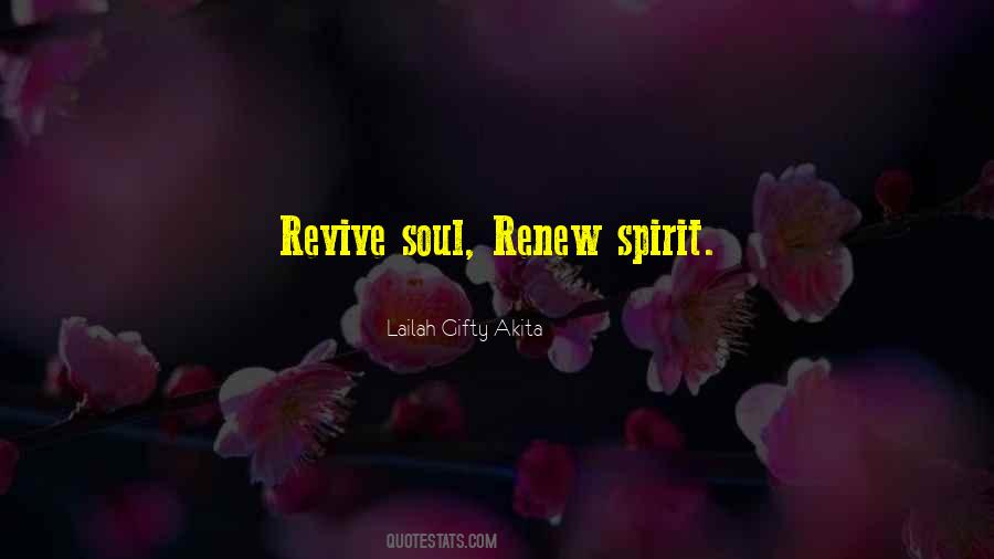 Renew Spirit Quotes #267515