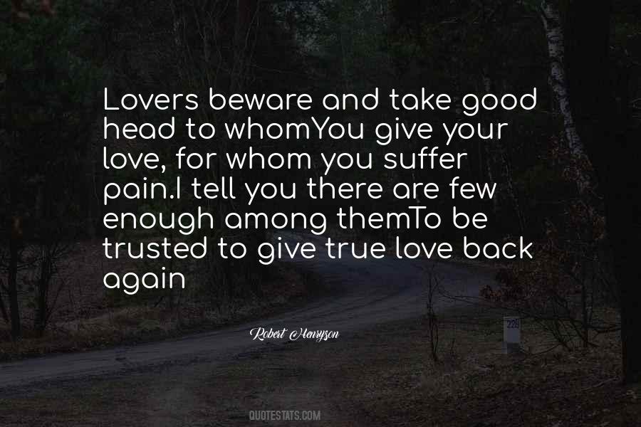 Be There For You Love Quotes #405241 Be There For You Love Quotes #405241