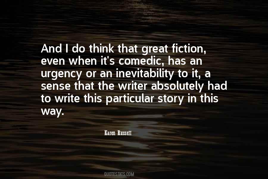 Great Fiction Quotes #1018998