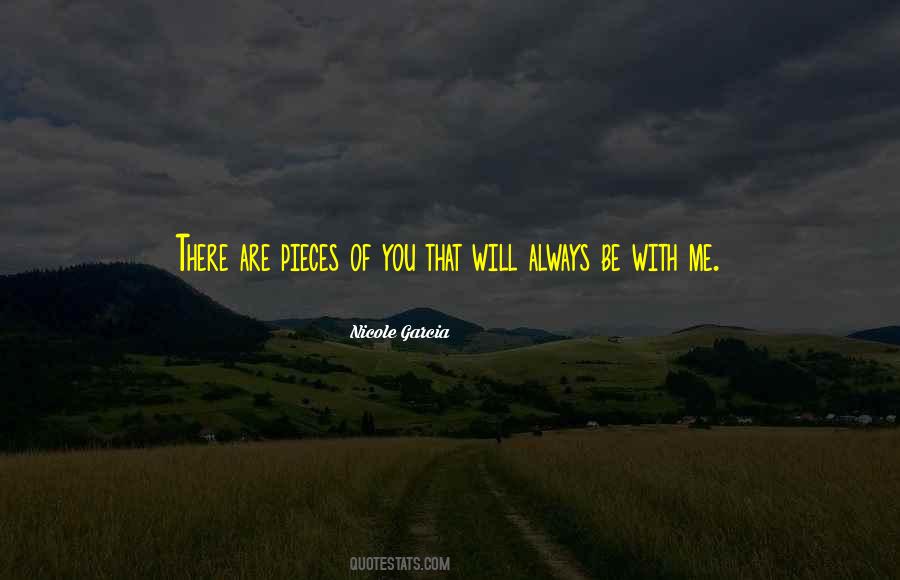 Be With Me Quotes #1321962