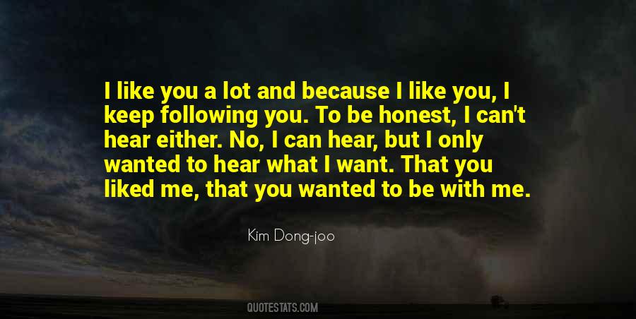 Be With Me Quotes #958162