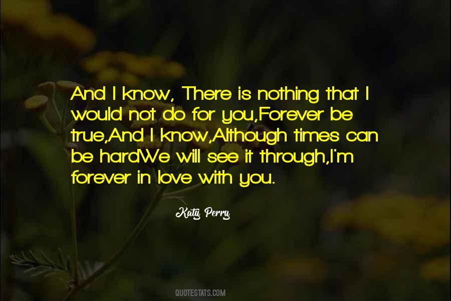 Be With You Forever Love Quotes #1800533