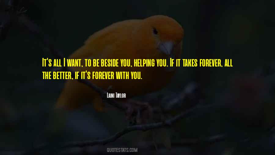 Be With You Forever Quotes #922900