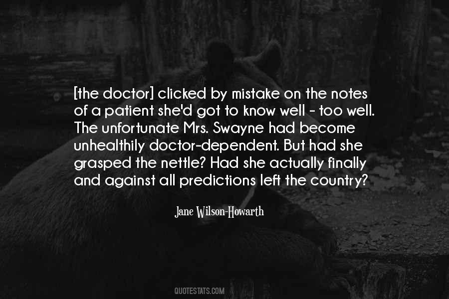 Doctors Mistake Quotes #136370
