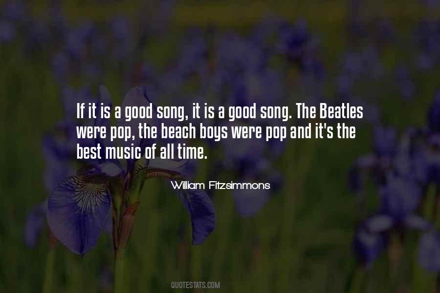 Beach And Music Quotes #263984