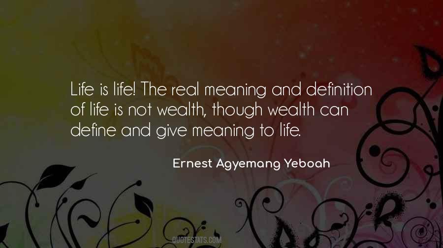 Define Life By What We Give Quotes #110812