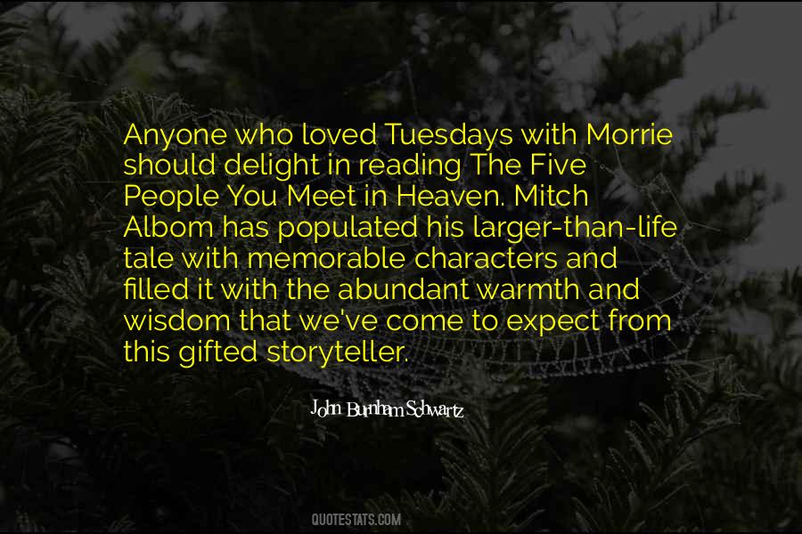 Tuesdays With Morrie By Mitch Albom Quotes #760809