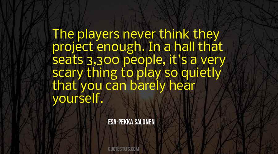 Scary People Quotes #97256