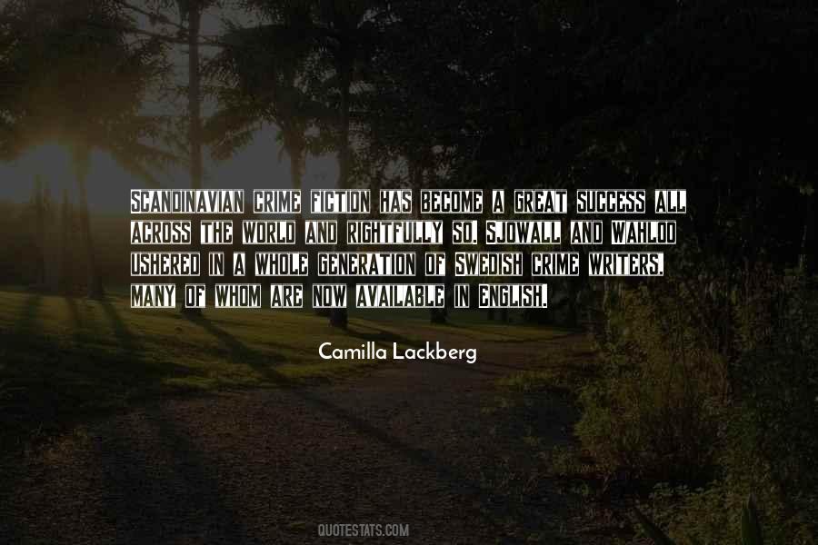 Lackberg Quotes #947238