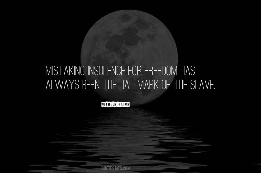 Freedom Slavery Quotes #346710
