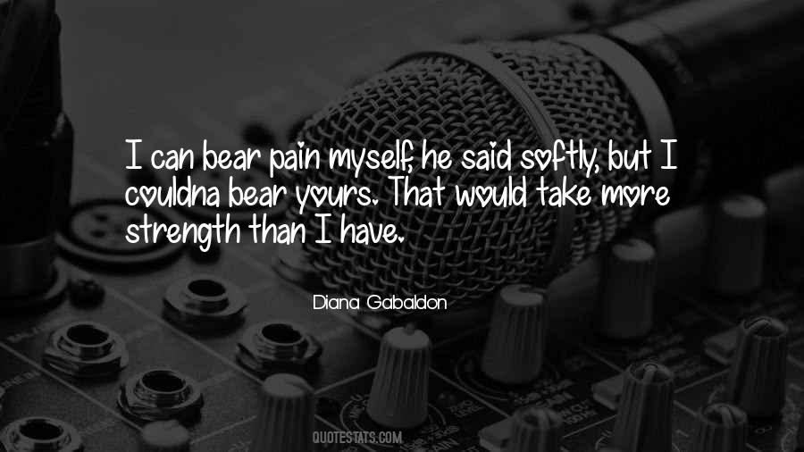 Bear Pain Quotes #373874