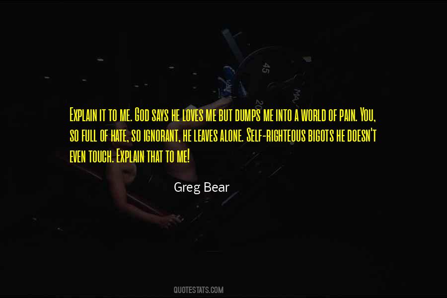 Bear Pain Quotes #549385