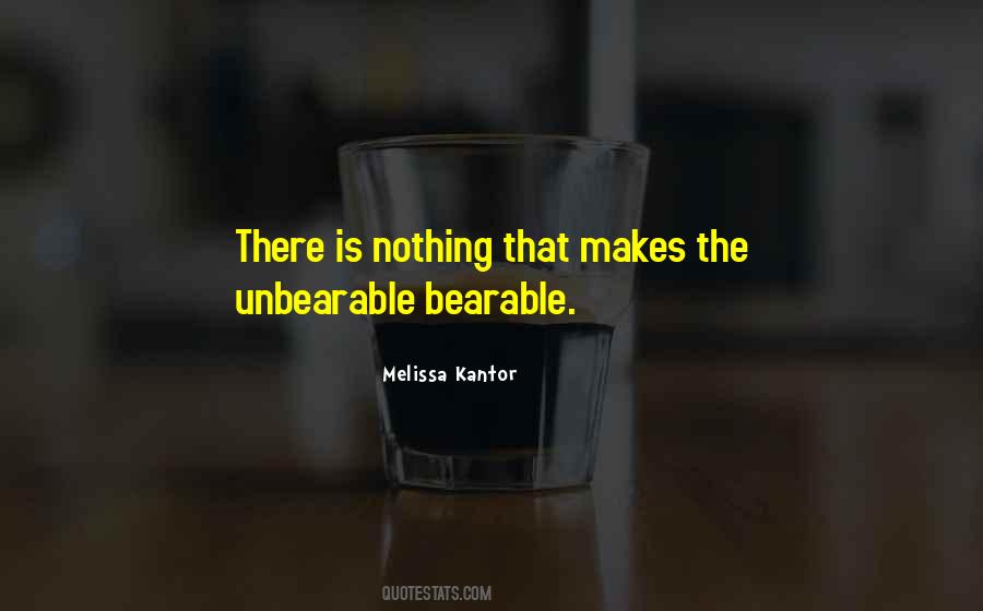 Bearable Quotes #376552