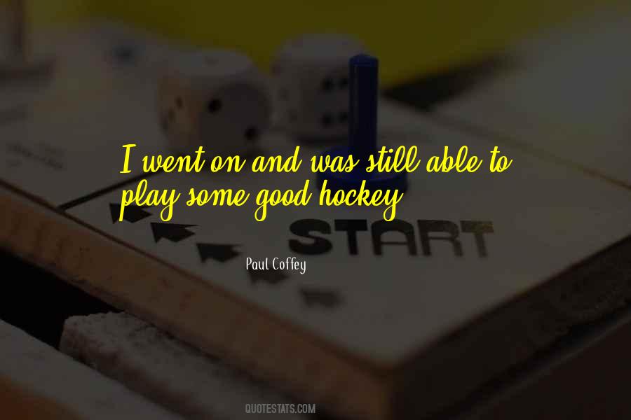 Good Hockey Quotes #367469