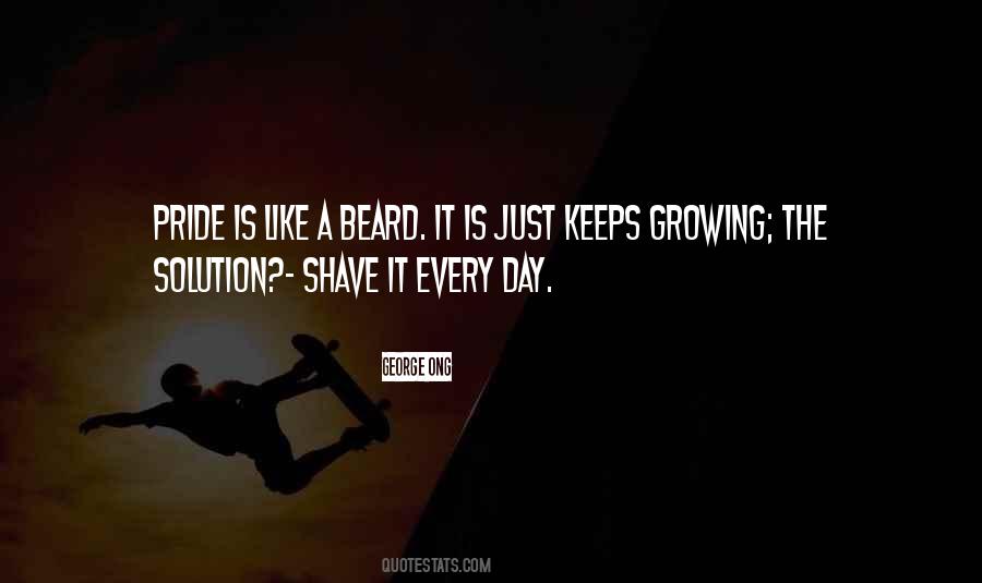 Beard Growing Quotes #1501785