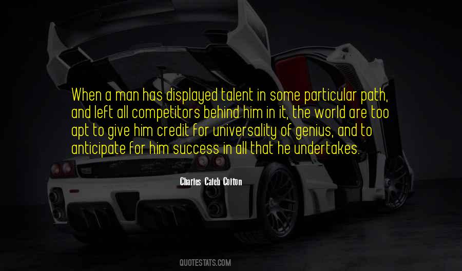 Behind The Success Quotes #1197261
