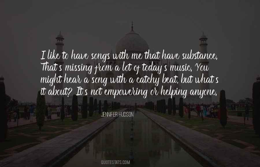 Beat Of Music Quotes #1386837