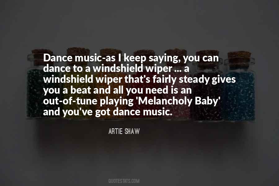 Beat Of Music Quotes #1535729
