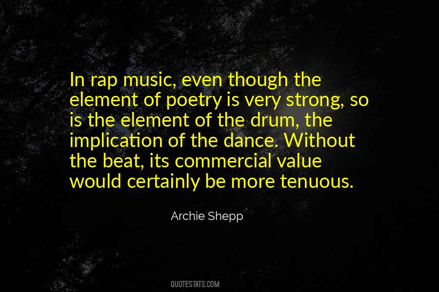 Beat Of Music Quotes #734444