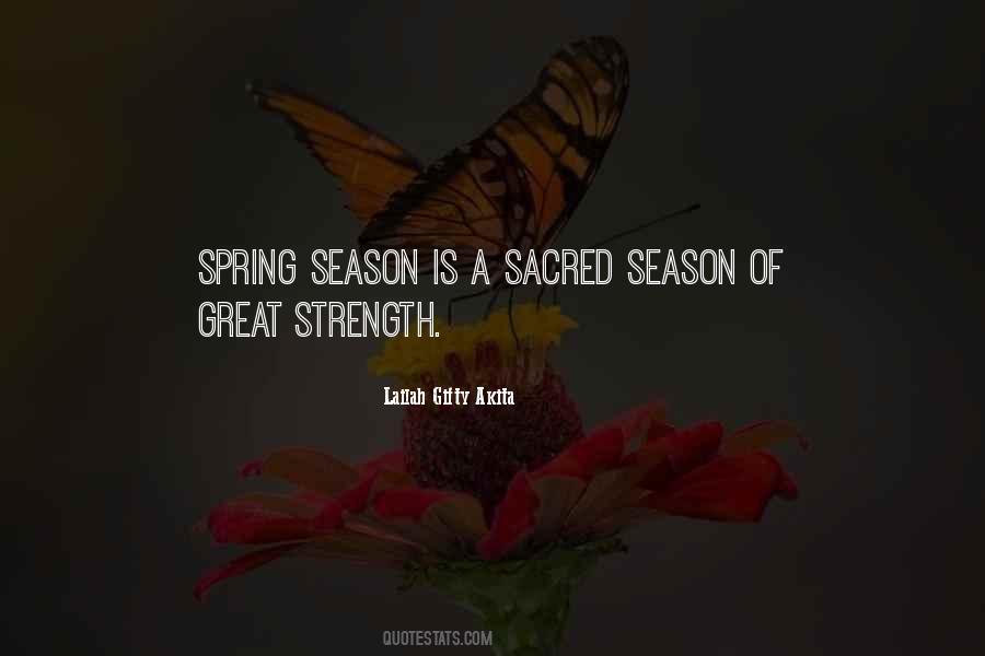 Season Of Spring Quotes #1175843