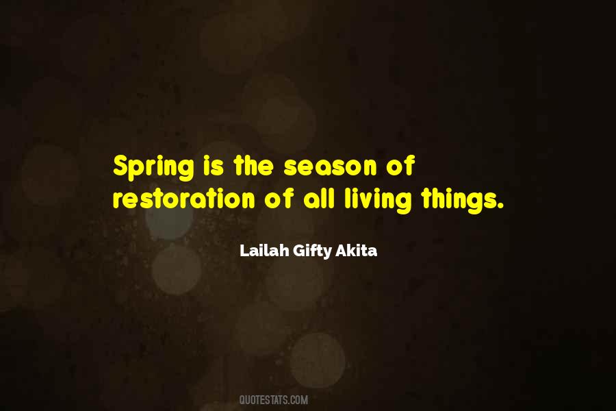 Season Of Spring Quotes #1449562