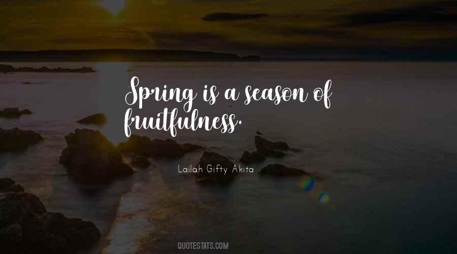 Season Of Spring Quotes #979985