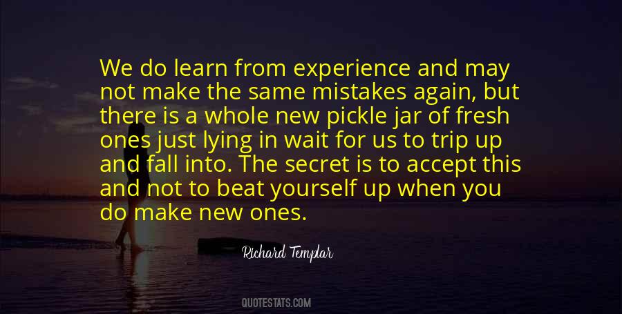 Beat You With Experience Quotes #120610