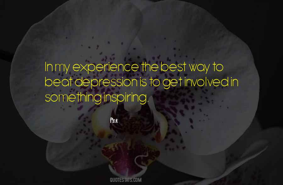 Beat You With Experience Quotes #644840