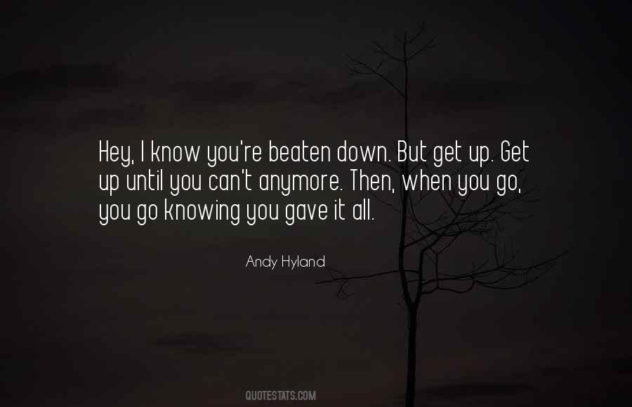 Beaten Down Quotes #1153509