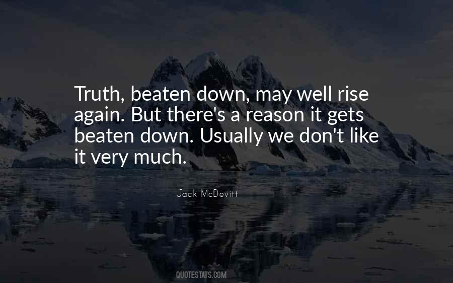 Beaten Down Quotes #934701