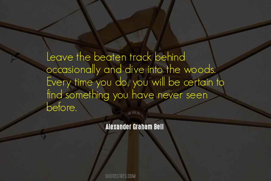 Beaten Track Quotes #1579874