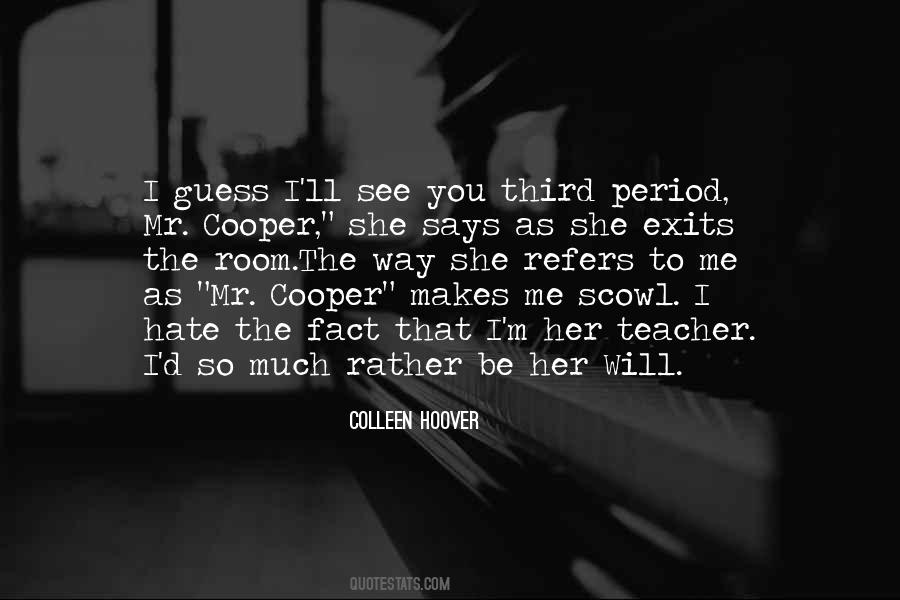 Will Cooper Quotes #1545023