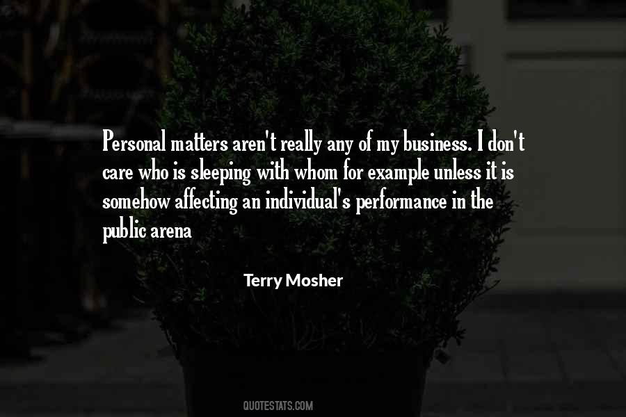 Personal Matter Quotes #545884